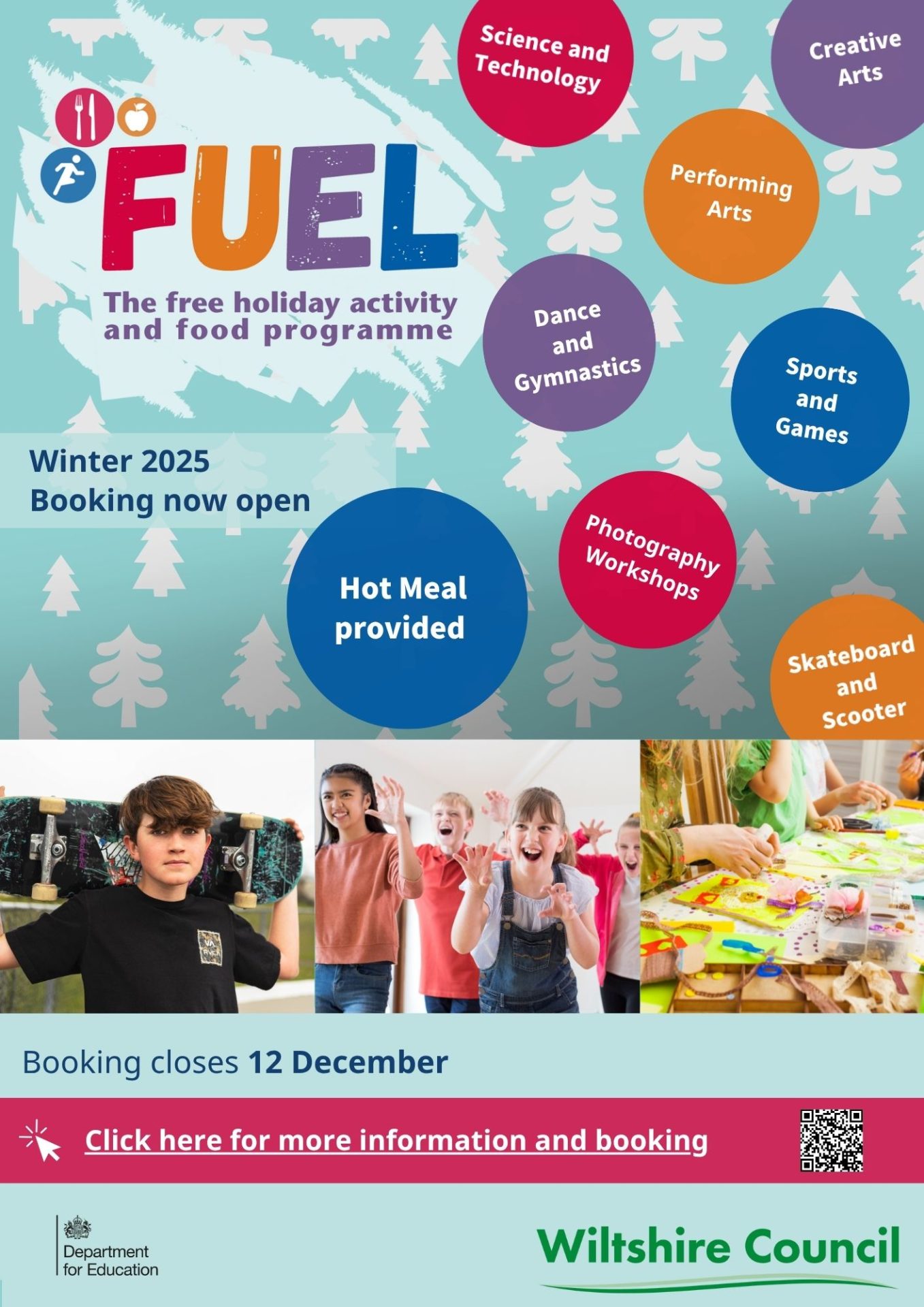 Free FUEL winter holiday flyer