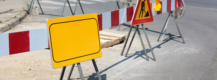 photo of roadworks